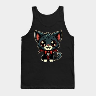 Vampire cat Tank Top